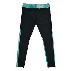 Under Armour Leggings Womens Size XL Black Tie Dye Yoga Pants Compression